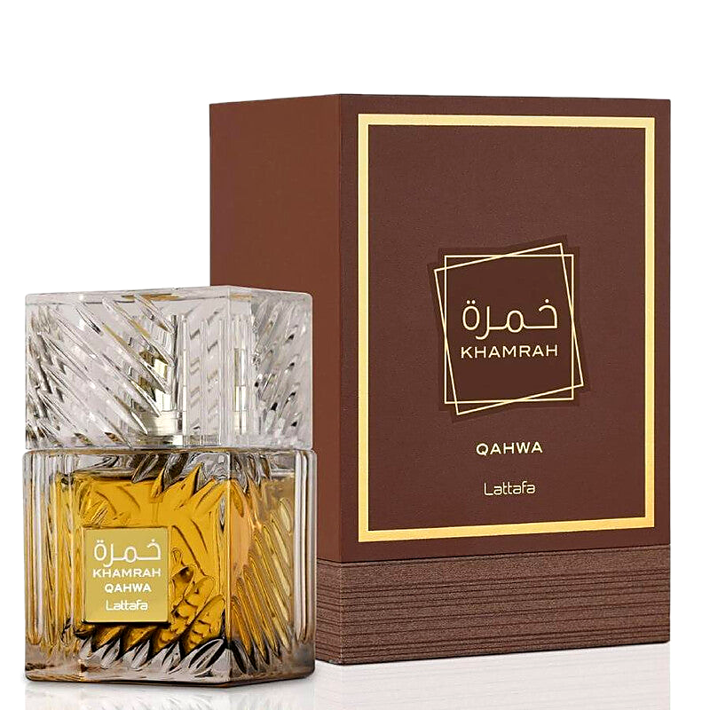 Lattafa Perfume unisex Khamrah Qahwa EDP en spray de 100 ml (3.4 oz)