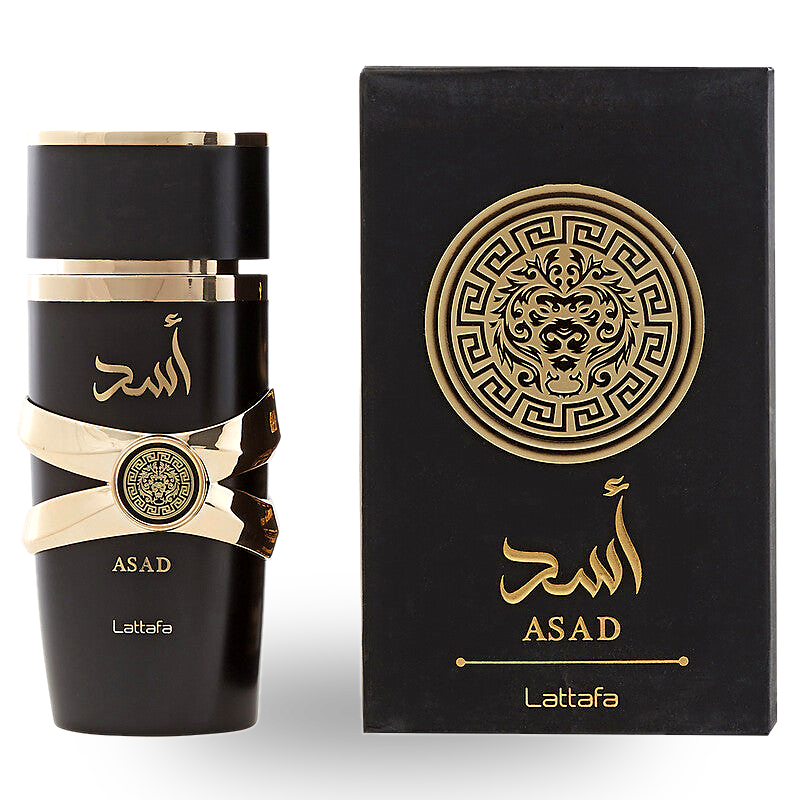 Lattafa Perfume Asad EDP en spray para hombre, 100 ml (3.4 oz),