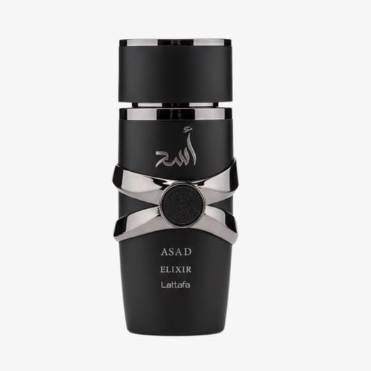 Lattafa Asad Elixir EDP Spray for Men, 100 ml (3.4 oz).