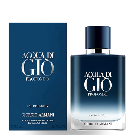 Giorgio Armani Fragancias en aerosol Acqua di Gio Profondo EDP para hombre, 3,4 oz