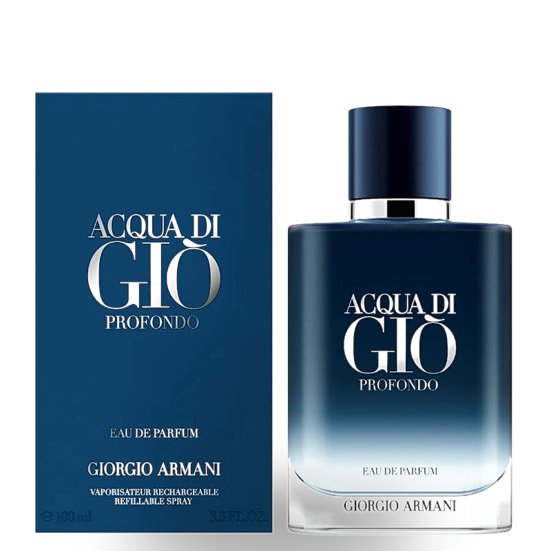 Giorgio Armani Fragancias en aerosol Acqua di Gio Profondo EDP para hombre, 3,4 oz