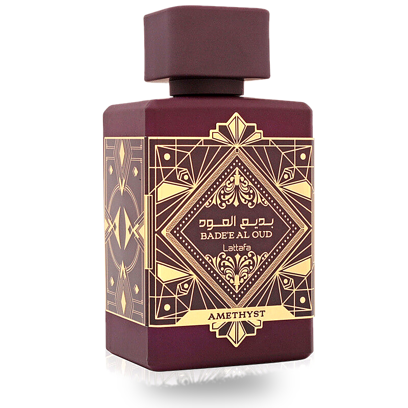 Lattafa Perfume unisex Bade'e Al Oud Amethyst EDP en spray de 100 ml (3.38 oz)