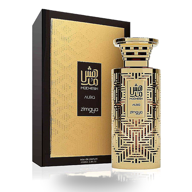 Zimaya Fragancias en aerosol Modesh Aura EDP para hombre, 3.4 oz