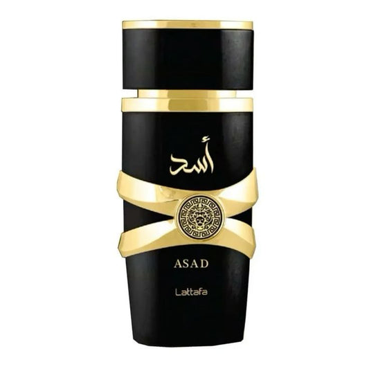 Lattafa Asad Eau de Parfum Spray for Men, 100 ml (3.4 oz),